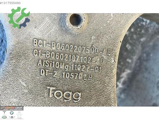 Togg T10X Arka Taşıyıcı çıkma parça