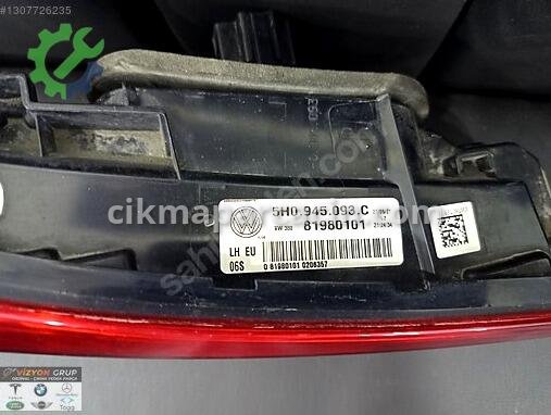 Volkswagen Golf Sol Arka Stop 81980101 çıkma parça