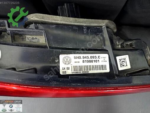 Volkswagen Golf Sol Arka Stop 81980101 çıkma parça