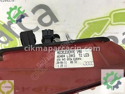 Audi A5 Sol Arka Stop 8T0945093A çıkma parça