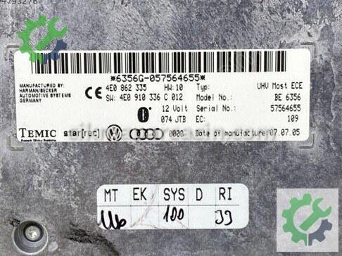 Audi A6 Kontrol Ünitesi 4E0862335 çıkma parça