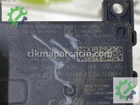 Audi A8 Radar Beyni 4N0907669AM çıkma parça