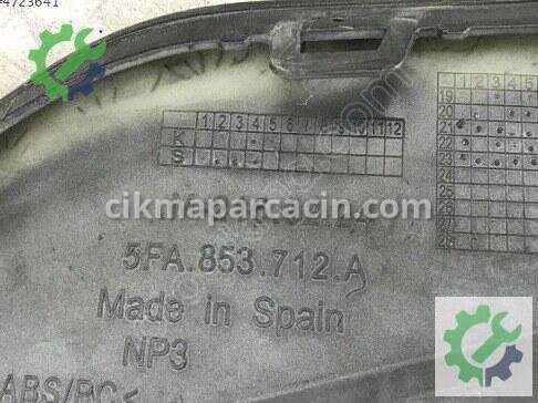 Seat Leon Tampon Izgara Çıtası 5FA853712A çıkma parça