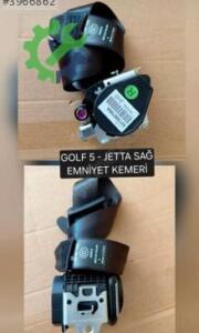 GOLF 5 EMNİYET KEMERİ ÖN SAĞ JETTA PASSAT 2004 SIFIR 1K4857706