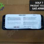 GOLF 7 PASSAT B8 AİRBEK SAĞ ORJİNAL SIFIR 2013 2020 3G0880204
