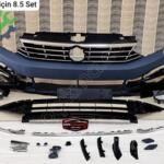 PASSAT B 8 İÇİN 8,5 R LİNE ÖN TAMPON SETİ 2015 SIFIR 3G0807217