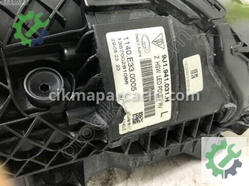 Porsche Taycan Sol Ön Far 9J1941031H çıkma parça