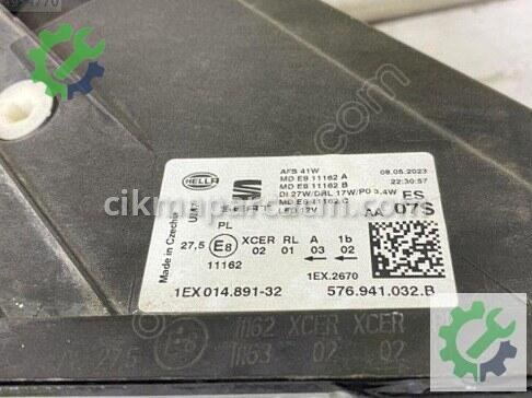Seat Ateca Sağ Ön Far 576941032B çıkma parça