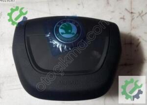 SKODA FABİA 2009 2012 DİREKSİYON AİRBAG 5J0880201K
