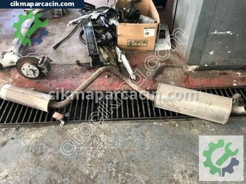 Skoda Fabia Komple Egzoz çıkma parça