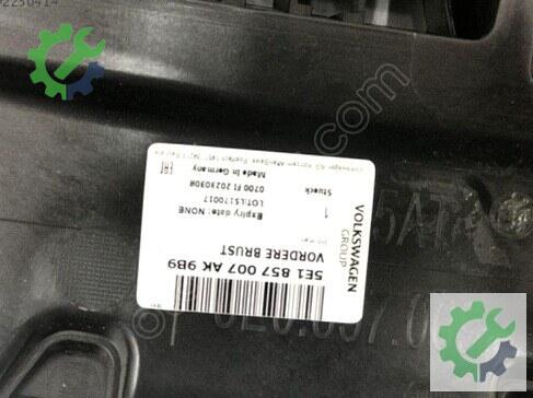 Skoda Octavia Torpido 5E1857007 çıkma parça