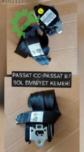 SUPERB EMNİYET KEMERİ ÖN SOL PASSAT CC B6 B7 SIFIR 3C1857705P RAA