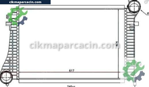 Volkswagen Caddy Intercooler Radyatörü çıkma parça