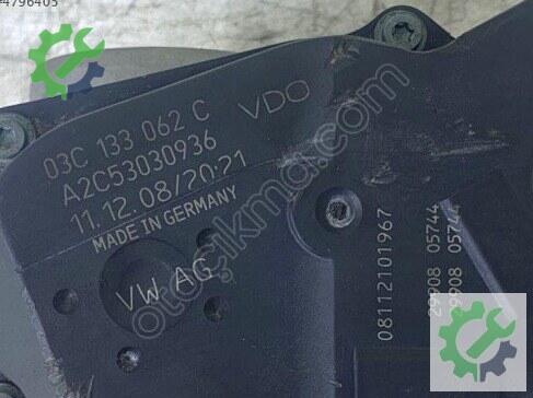 Volkswagen Jetta Gaz Kelebeği 03C133062C çıkma parça