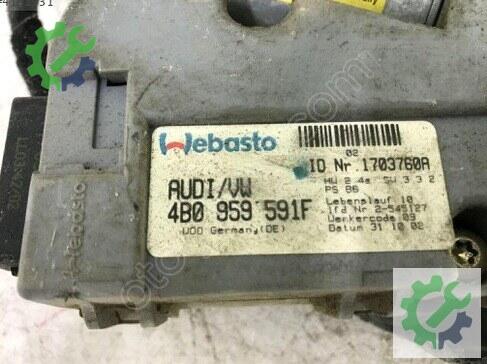 Volkswagen Passat Sunroof Motoru 4B0959591F çıkma parça