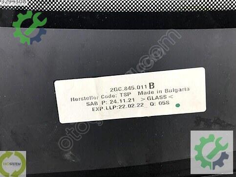 Volkswagen T-Roc Ön Cam 2GC845011B çıkma parça