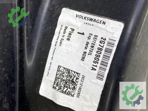 Volkswagen Taigo Sol Marşpiyel Sacı 2G7809051 çıkma parça