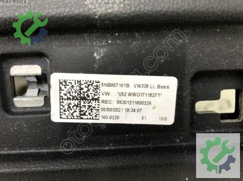 Volkswagen Tiguan Torpido 5NB857181B çıkma parça