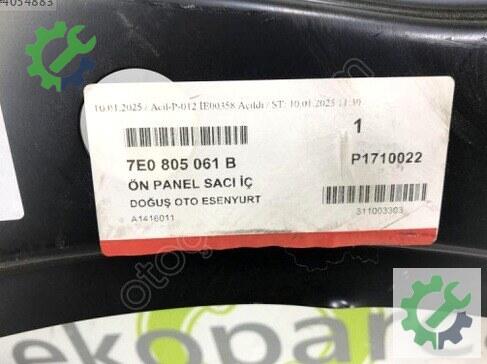 Volkswagen Transporter Sol Ön Marşpiyel Sacı 7E0805061B çıkma parça