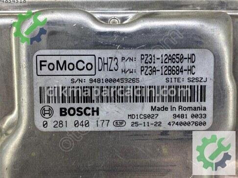 Volkswagen Transporter Motor Beyni PZ31-12A650-HD çıkma parça