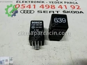 0281003029 AUDİ A6 Q7 ISITMA KONTROL RÖLESİ 639 NO LU 4E0907282A