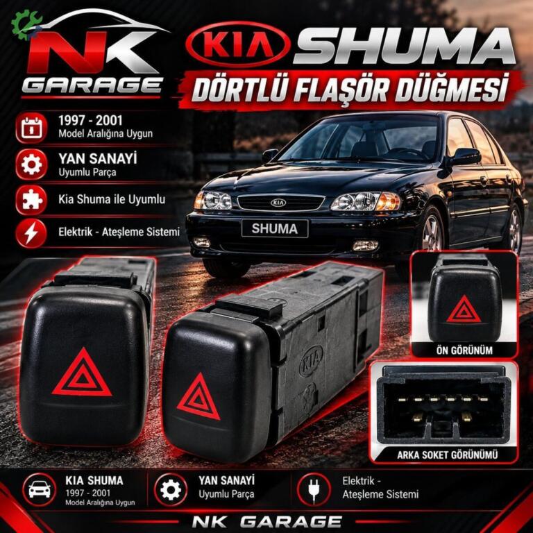 Kia Shuma Flaşör Düğmesi çıkma parça