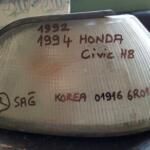 1992-1994 CİVİC HB SAĞ SOL SİNYAL HONDA ORJİNAL ÇIKMA PARÇA