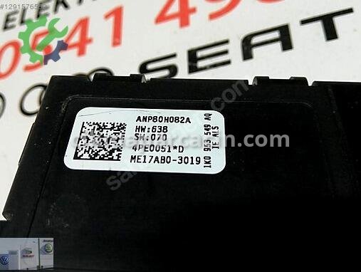 Volkswagen Jetta Beyni 1K0953549AQ çıkma parça