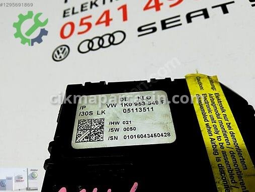 Skoda Octavia Beyni 1K0953549F çıkma parça