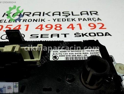 Skoda Octavia Kalorifer Kontrol Paneli 1Z0820047D çıkma parça