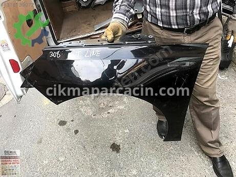 Peugeot 308 Sol Ön Çamurluk çıkma parça