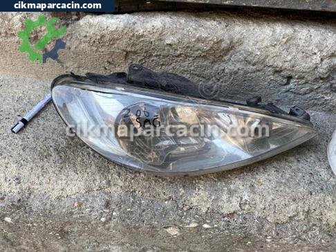 Peugeot 206 Sağ Ön Far çıkma parça
