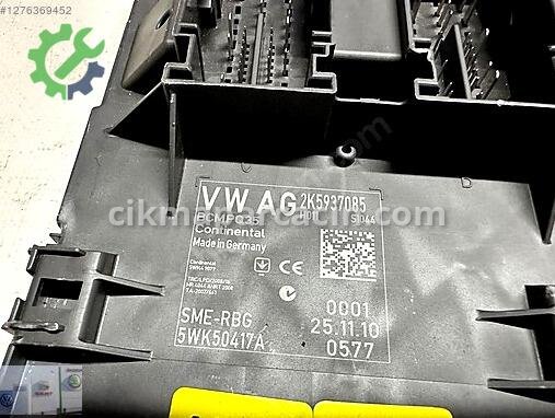 Volkswagen Caddy Konfor Beyni 2K5937085 çıkma parça