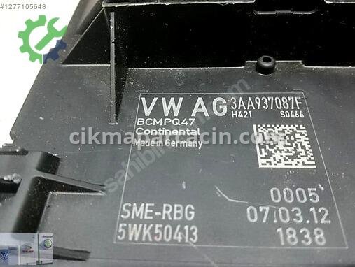 Volkswagen Passat Konfor Beyni 3AA937087F çıkma parça