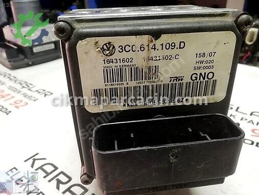 Volkswagen Passat ABS Beyni (Modül) 3C0614109D çıkma parça