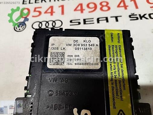 Volkswagen Passat Beyni 3C0953549A çıkma parça