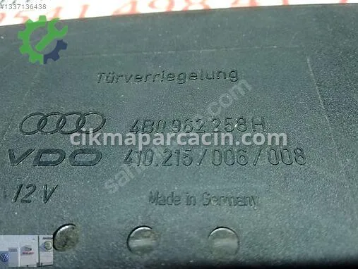 Audi A6 Konfor Beyni 4B0962258H çıkma parça