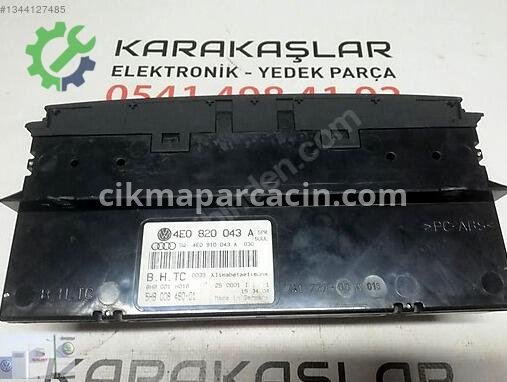 Audi A8 Kalorifer Kontrol Paneli 4E0820043A çıkma parça