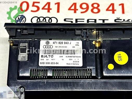 Audi A6 Klima Kontrol Paneli 4F1820043J çıkma parça