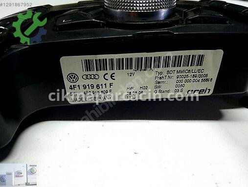 Audi A6 Kontrol Düğmeleri 4F1919611M çıkma parça