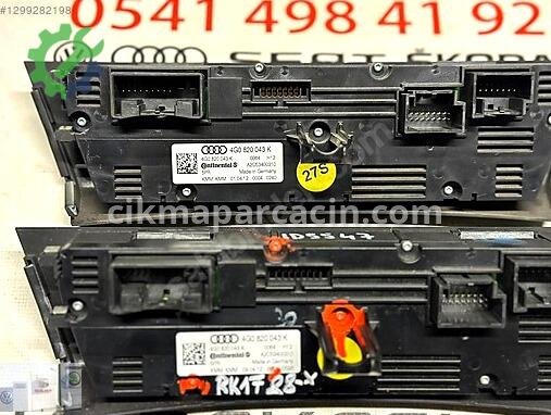 Audi A6 Kalorifer Kontrol Paneli 4G0820043K çıkma parça