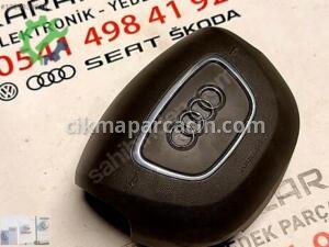 4G0880201AF AUDİ A6 C7 ÇIKMA ORJ DİREKSİYON AİRBAG KAHVERENGİ
