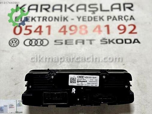 Audi A6 Klima Kontrol Paneli 4G0919158R çıkma parça