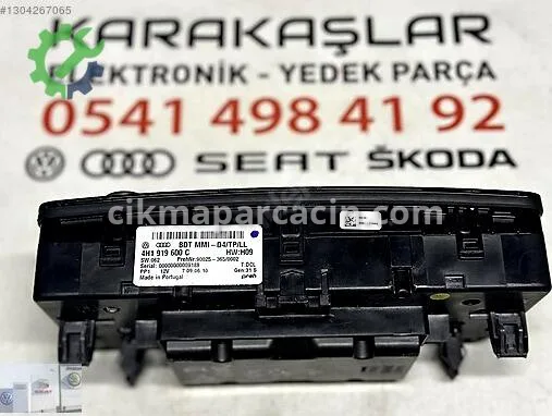 Audi A8 Kontrol Düğmeleri 4H1919600C çıkma parça