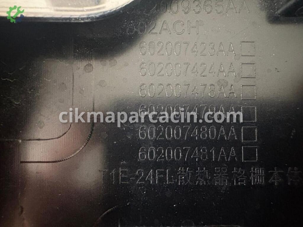 Chery Tiggo Ön Panjur 602007423AA çıkma parça