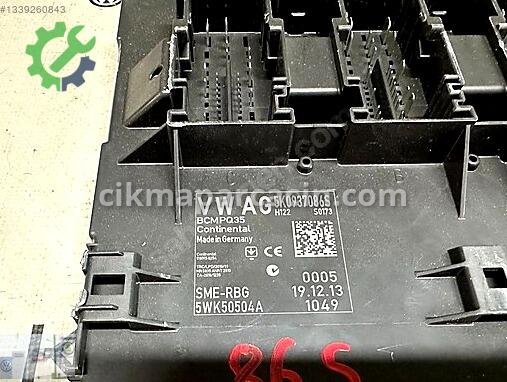 Volkswagen Caddy Konfor Beyni 5K0937086S çıkma parça