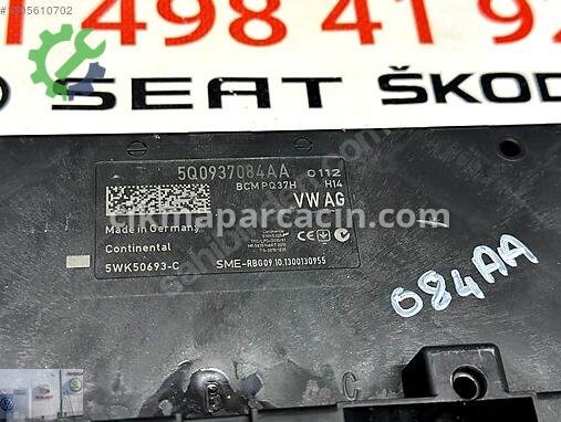 Skoda Octavia Konfor Beyni 5Q0937084AA çıkma parça