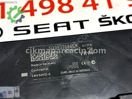 Skoda Kodiaq Konfor Beyni 5Q0937084CK çıkma parça