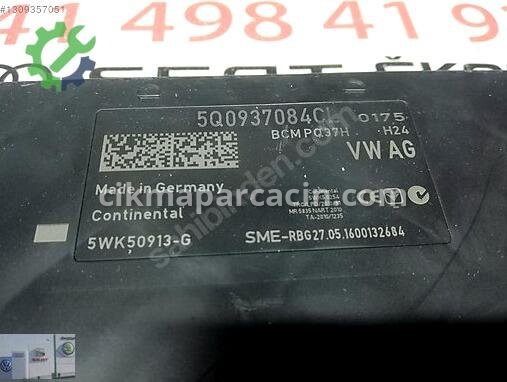 Skoda Superb Konfor Beyni 5Q0937084CL çıkma parça
