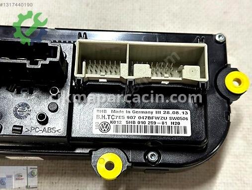 Volkswagen Caravelle Klima Kontrol Paneli 7E5907047BF çıkma parça